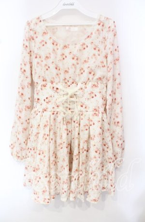 画像: LIZ LISA / ローズミニワンピース  オフシロ O-25-10-21-099-LO-OP-OW-OS