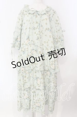 画像: PINK HOUSE / 白詰草プリントワンピース【お直しあり】  ミント O-25-10-21-009-LO-OP-IG-OS