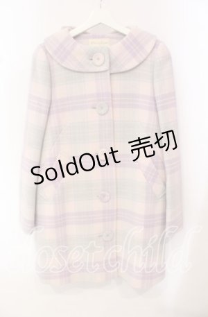 画像: Franche Lippee / オリジナルチェックメーテルコート M パステル O-25-10-21-123-LO-CO-IG-OS
