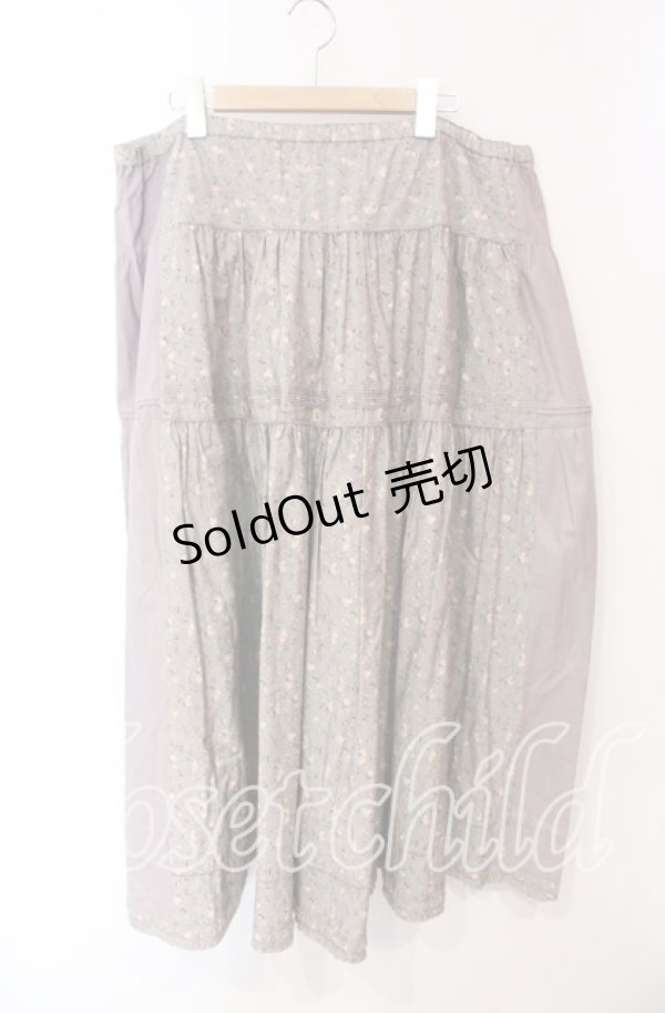 画像1: 【SALE】WONDERFUL WORLD / 茨薔薇タックロングスカート【お直しあり】  ラベンダー O-25-10-21-020-LO-SK-IG-ZT163 (1)