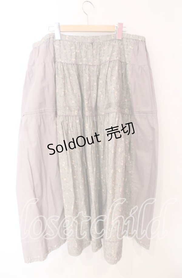 画像3: 【SALE】WONDERFUL WORLD / 茨薔薇タックロングスカート【お直しあり】  ラベンダー O-25-10-21-020-LO-SK-IG-ZT163 (3)