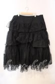 画像1: WONDERFUL WORLD / ハードチュールピコフリルパニエスカート【お直しあり】  クロ O-25-10-21-022-LO-SK-IG-ZTGD0003 (1)