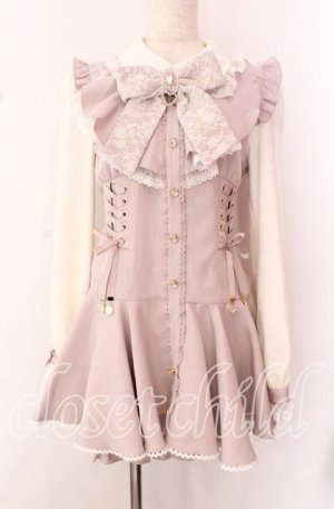 画像: LIZ LISA / ラッフルリボンセットアップ  ピンク O-25-10-23-033-LO-OP-IG-ZT43