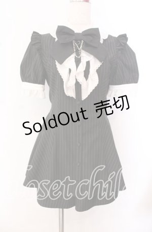 画像: Secret Honey / ラッフルフリルセットアップ  クロ×シロ O-25-10-23-035-CA-OP-IG-OS