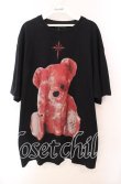 画像1: TRAVAS TOKYO / Bear BIG　Tシャツ  ブラックｘレッド O-25-10-23-039-PU-TS-YM-OS (1)