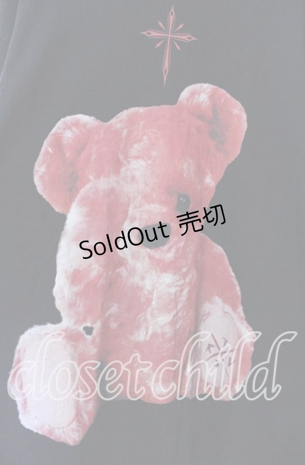 画像2: TRAVAS TOKYO / Bear BIG　Tシャツ  ブラックｘレッド O-25-10-23-039-PU-TS-YM-OS (2)