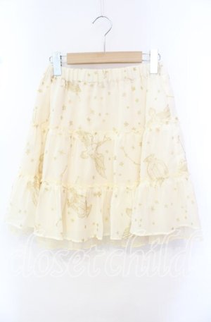 画像: Emily Temple cute / グリーッター星座スカート  アイボリー O-25-10-23-005-ET-SK-IG-ZT062