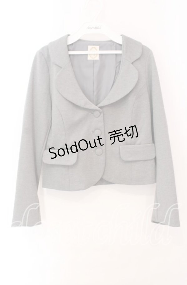 画像1: FA（Fi.n.t） / スカラップカラージャケット  グレー O-25-10-23-043-LO-JA-IG-OS (1)