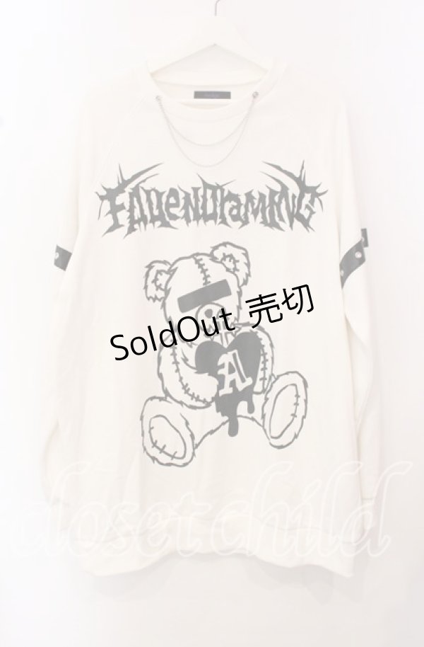 画像1: Amilige / チェーンネックレスベアプリントスウェット  オフホワイト O-25-10-23-050-PU-TO-OW-ZS (1)