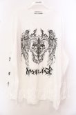 画像1: Amilige / ハートクロス羽プリントロングTシャツ  シロ O-25-10-23-056-PU-TO-OW-OS (1)