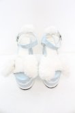 画像2: DearMyLove / シナモロール厚底サンダル M シロｘサックス O-25-10-23-1043-EL-SH-YM-ZT-K017 (2)