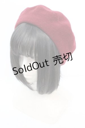 画像: 【SALE】ALICE and the PIRATES / A/Pクラウンプリントベレー帽  ワイン O-25-10-23-1046-PA-AC-OW-ZT006