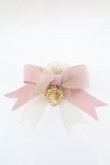 画像1: BABY,THE STARS SHINE BRIGHT / リボンヘアクリップ＆ブローチ  ピンク O-25-10-23-1052-BA-AC-OW-ZT1025F (1)