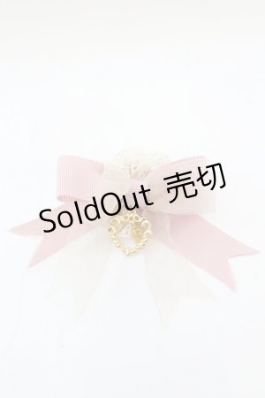 画像: BABY,THE STARS SHINE BRIGHT / リボンヘアクリップ＆ブローチ  ピンク O-25-10-23-1052-BA-AC-OW-ZT150-F001