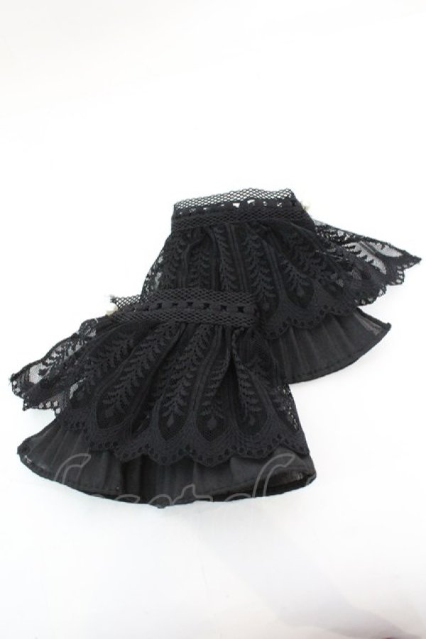 画像1: axes femme / レースカフス  クロ O-25-10-23-1061-AX-ZA-OW-ZT1025F (1)