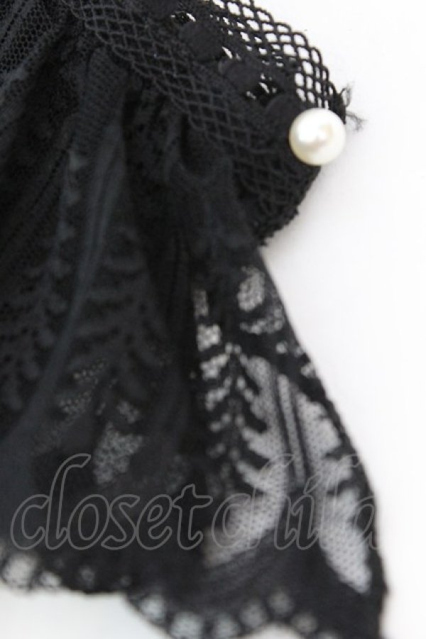 画像2: axes femme / レースカフス  クロ O-25-10-23-1061-AX-ZA-OW-ZT1025F (2)