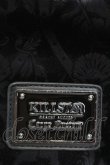画像2: KILL STAR / Aeons Velvet Backpack リュック  ブラック O-25-10-23-1001-SL-BG-IG-OS (2)