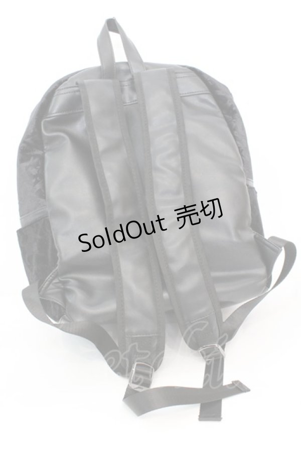 画像3: KILL STAR / Aeons Velvet Backpack リュック  ブラック O-25-10-23-1001-SL-BG-IG-ZT-K026 (3)