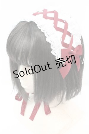 画像: Amavel / 大正浪漫の夢紀行 ヘッドドレス  シロ×ワイン O-25-10-23-1016-CA-AC-IG-ZT1025F