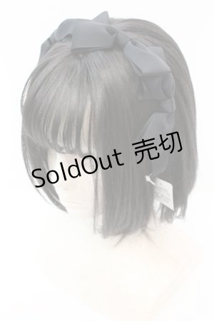 画像: Amavel / グログランリボンカチューシャ  クロ O-25-10-23-1017-CA-AC-IG-ZT012