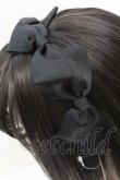 画像2: Amavel / グログランリボンカチューシャ  クロ O-25-10-23-1017-CA-AC-IG-OS (2)