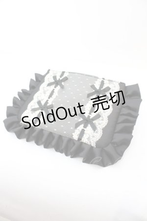 画像: Kurumi Collaboration / フリルポーチ  クロ O-25-10-23-1033-LO-ZA-IG-ZT432