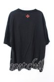 画像3: REFLEM / ラインストーンロゴ半袖Tシャツ XXL ブラック O-25-10-23-060-PU-TO-OW-OS (3)