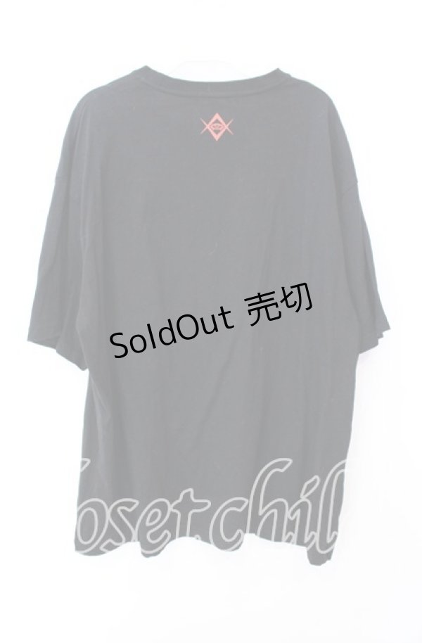 画像3: 【SALE】REFLEM / ラインストーンロゴ半袖Tシャツ XXL ブラック O-25-10-23-060-PU-TO-OW-ZT408 (3)