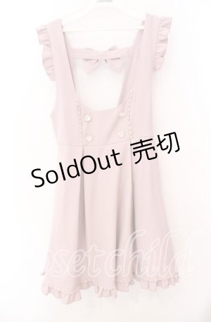 画像: LIZ LISA / バックリボンジャンスカ 0 ピンク O-25-10-23-065-LO-OP-OW-OS