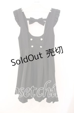 画像: LIZ LISA / バックリボンジャンスカ 0 クロ O-25-10-23-066-LO-OP-OW-OS