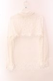 画像3: NOEMIE / お嬢さんクロップドブラウス付きフリルミニワンピース【ブラウス単品】  シロ O-25-10-23-081-LO-BL-IG-OS (3)