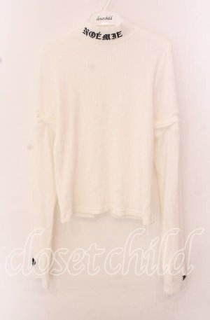 画像: NOEMIE / 4WAYアームウォーマープチハイカットソー L シロ O-25-10-23-091-LO-TO-IG-ZT057