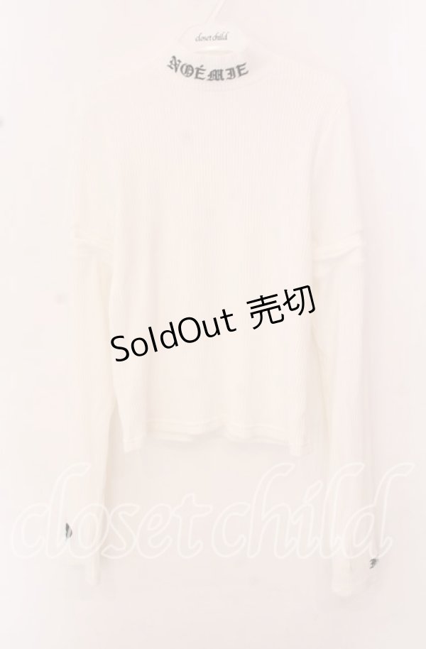 画像1: NOEMIE / 4WAYアームウォーマープチハイカットソー L シロ O-25-10-23-091-LO-TO-IG-ZT057 (1)