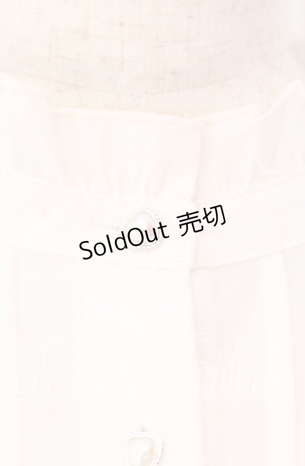 画像2: NOEMIE / ヨークフリルバックレースアップセットアップ  クロ×シロ O-25-10-23-030-LO-OP-IG-OS (2)