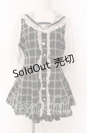 画像: NOEMIE / キラキラビジューセーラーセットアップ  クロ×シロ O-25-10-23-031-LO-OP-IG-OS