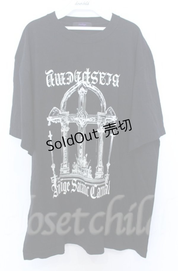 画像1: Amilige / サタニックカーニバルTシャツ  ブラック O-25-10-24-036-PU-TS-YM-OS (1)