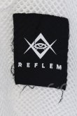 画像2: REFLEM / ビッグツギハギメッシュトップス F ホワイト O-25-10-24-039-PU-TO-YM-OS (2)