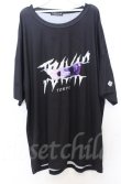 画像1: TRAVAS TOKYO / 昇華転写プリント Tシャツ  ブラック O-25-10-24-042-PU-TS-YM-OS (1)