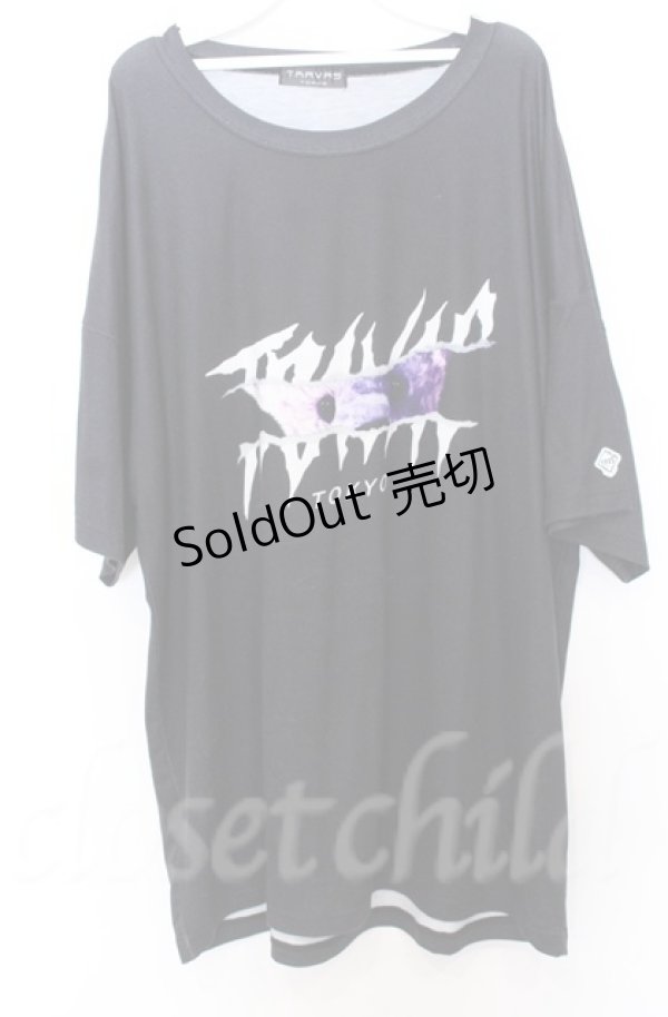 画像1: TRAVAS TOKYO / 昇華転写プリント Tシャツ  ブラック O-25-10-24-042-PU-TS-YM-OS (1)