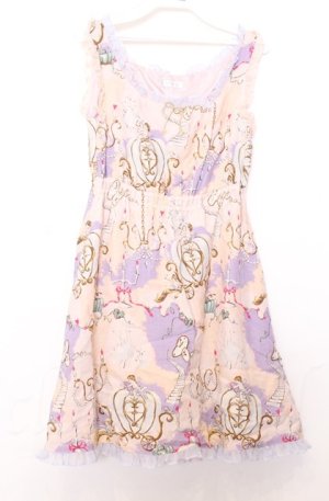 画像: MILK / シンデレラストリートドレス  ピンク O-25-10-24-006-ML-OP-YM-ZT138