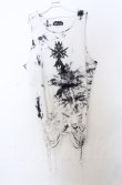 画像1: REFLEM / ダメージデザインタンクトップ F ホワイト O-25-10-24-052-PU-TO-YM-OS (1)