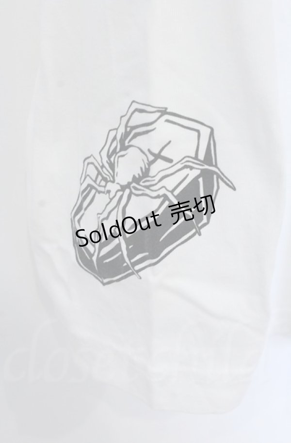 画像3: REFLEM / ハンドプリントカットソー F ホワイト O-25-10-24-055-PU-TO-YM-ZS (3)