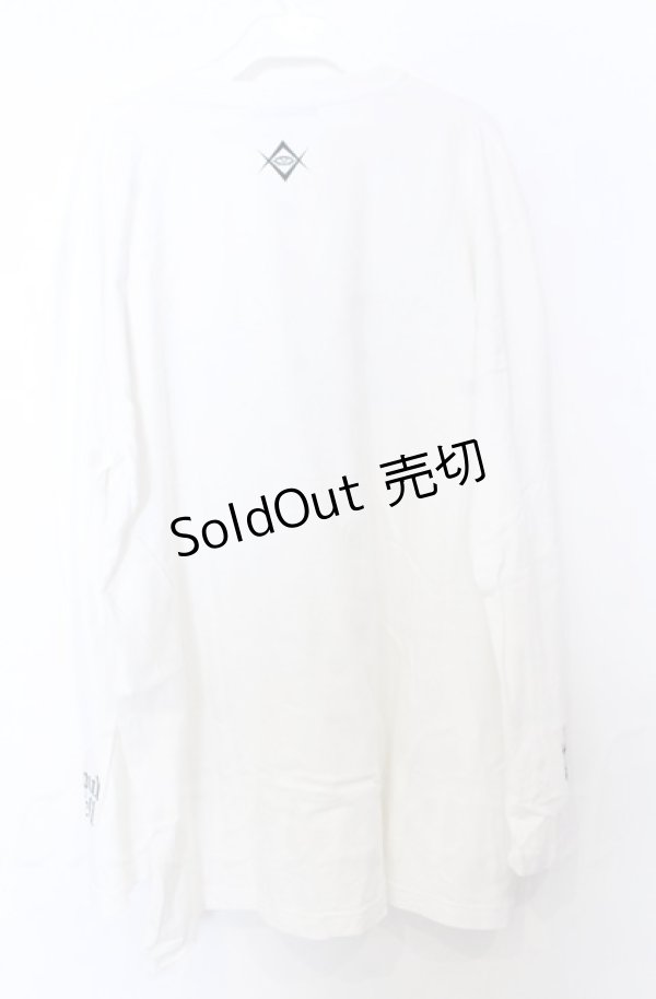 画像5: REFLEM / ハンドプリントカットソー F ホワイト O-25-10-24-055-PU-TO-YM-ZS (5)