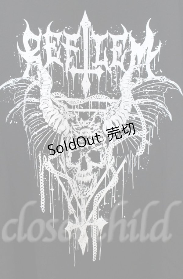 画像2: REFLEM / フェイクレイヤードチェックロンT F ブラックｘレッド O-25-10-24-056-PU-TO-YM-ZS (2)