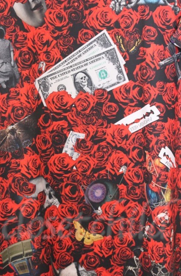 画像2: ALTER VENOMV / CHAOS ROSE タンクトップ F レッド O-25-10-24-057-LO-TO-YM-OS (2)