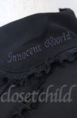 画像3: Innocent World / プリーツフリル刺繍ブラウス M クロ O-25-10-24-013-IW-BL-YM-OS (3)