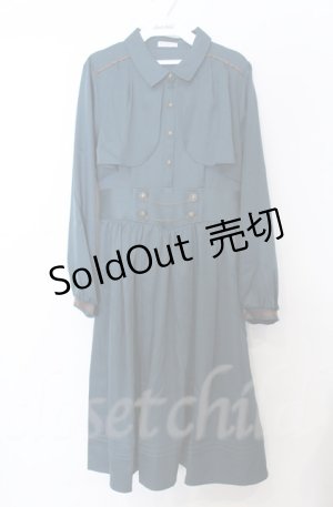 画像: axes femme / ハイウエストフラシワンピース F カーキ O-25-10-24-018-AX-OP-YM-OS