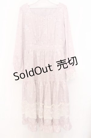 画像: 【SALE】axes femme / SAKURAティアードワンピース F ピンク O-25-10-24-020-AX-OP-YM-ZT24