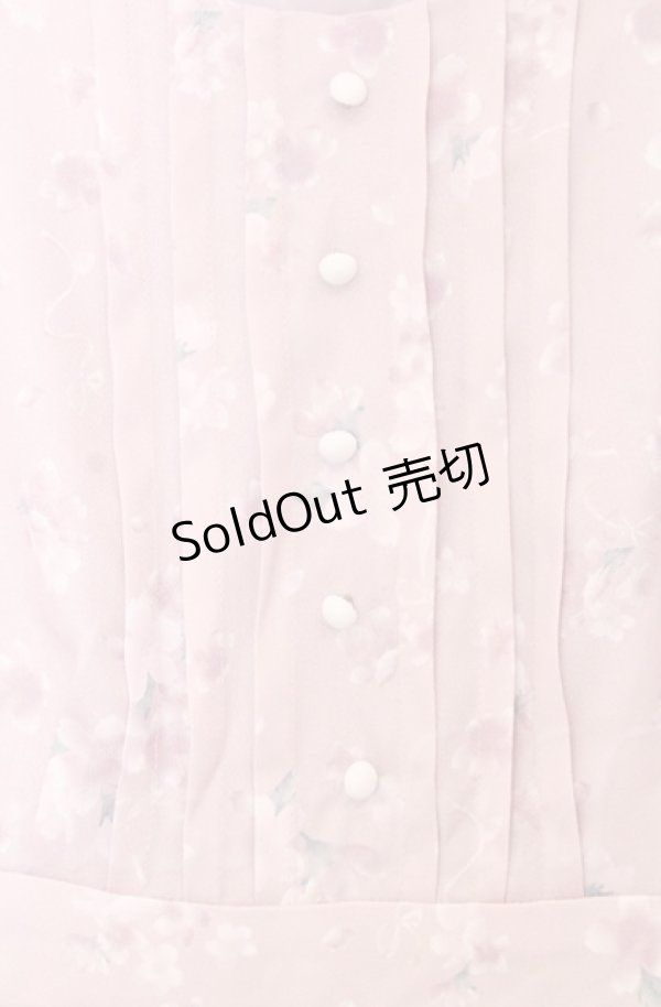 画像2: 【SALE】axes femme / SAKURAティアードワンピース F ピンク O-25-10-24-020-AX-OP-YM-ZT24 (2)