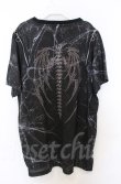 画像3: BACKSTAGE PASS / X-RAY(X-レイ) ラインストーンビッグシルエットシャツ F ブラック O-25-10-24-030-PU-TS-YM-ZS (3)